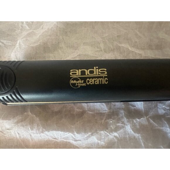 🌵4/$25 Andis‎ Multi Heat Ceramic Flat Iron Hair Straightener Black 1" CSI-1EA - Picture 2 of 9